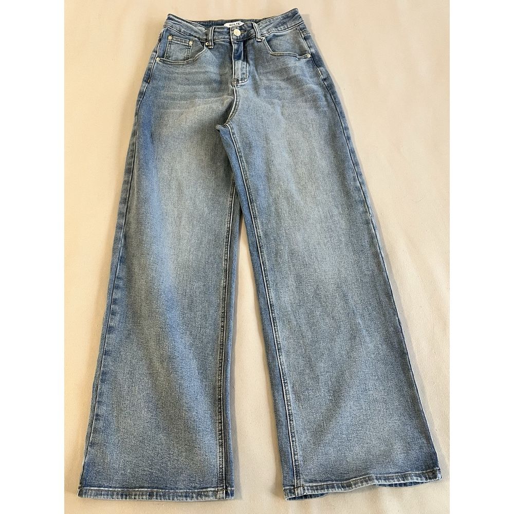 HDLTE boyfriend jeans dark blue Size Small Y2K